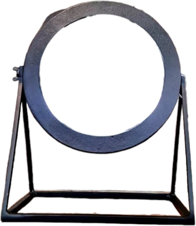 Benoa Gilbert Black Round Mirror on Standard 36 cm
