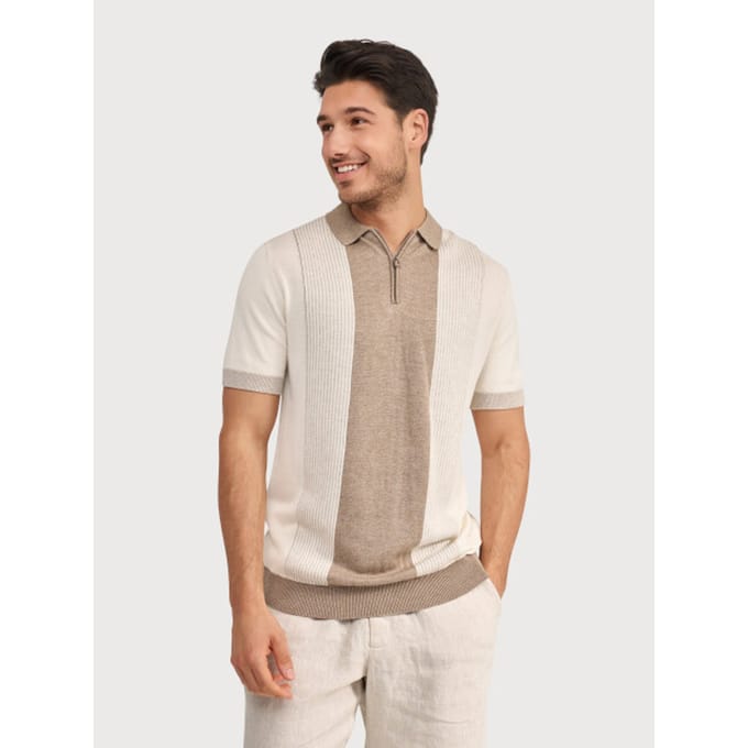 Blue Industry De half zip polo |