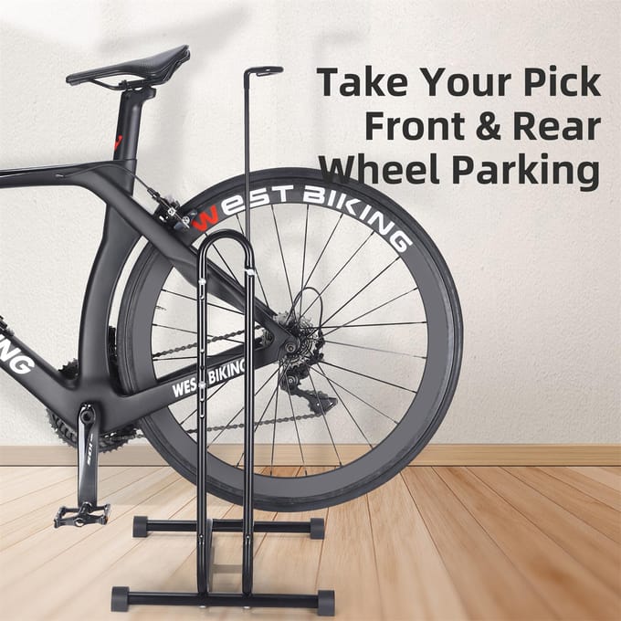 Support de stationnement pour vélo, support de rangement pour Garage intérieur, support de réparation de vélo 2-in-1 gray