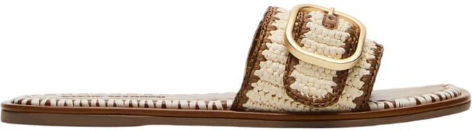 Steve Madden Seabreeze slipper bruin / combi, 39 / 6