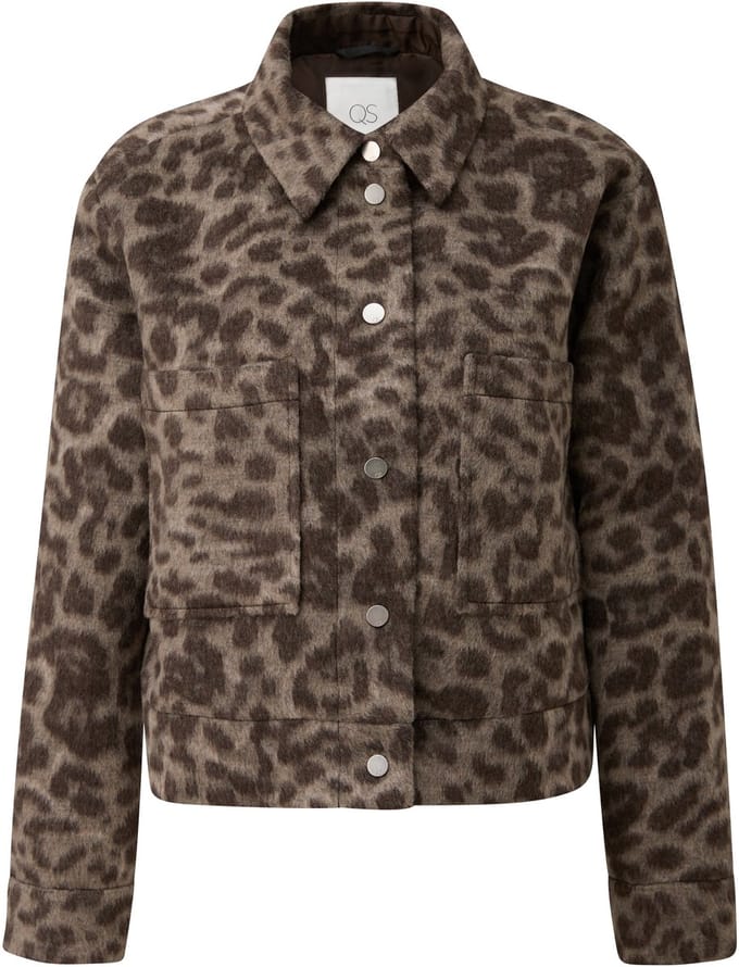 Leopardprint Jas Dames QS