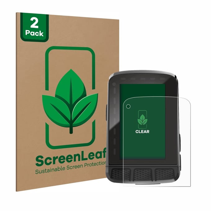 2 Stuks Screenprotector voor Wahoo Elemnt Roam V2 GPS - Hoogwaardige Beschermfolie transparant
