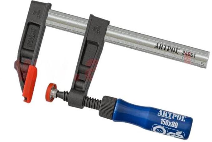 Artpol - F-Type Houtklem - 300mm - Ergonomisch Handvat - TUV/GS Gecertificeerd