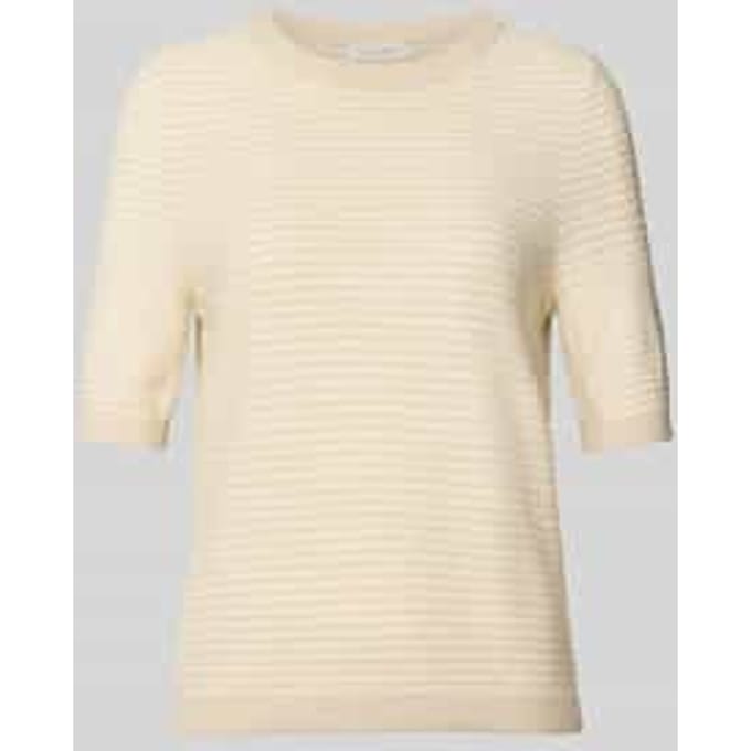 Gebreide pullover met 1/2-mouwen