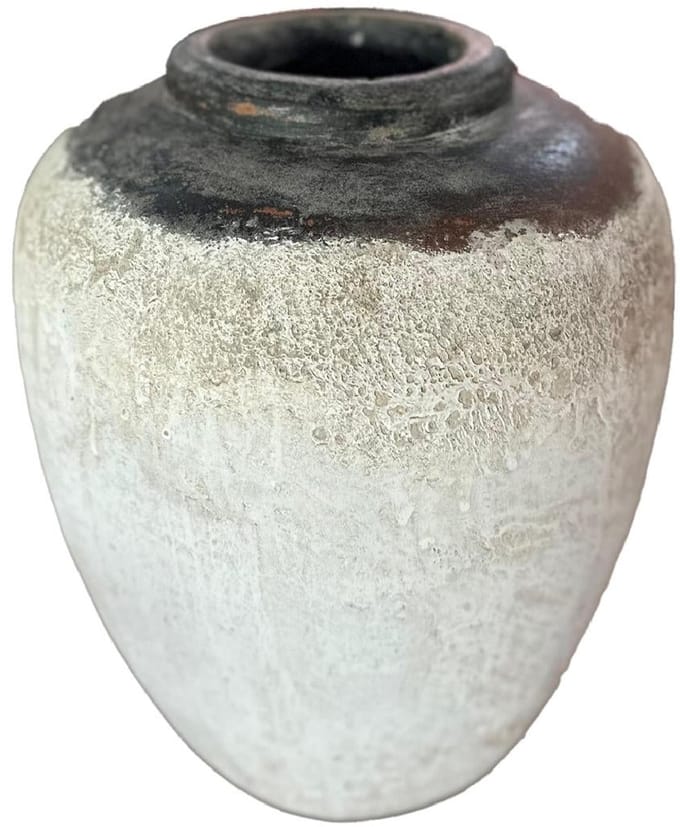 PTMD - Vaas Destyne - Wit - 30x30x37cm