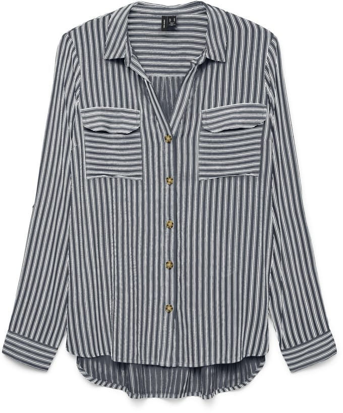VERO MODA - VMBUMPY L/S SHIRT NEW WVN NOOS - Dames - Blouses