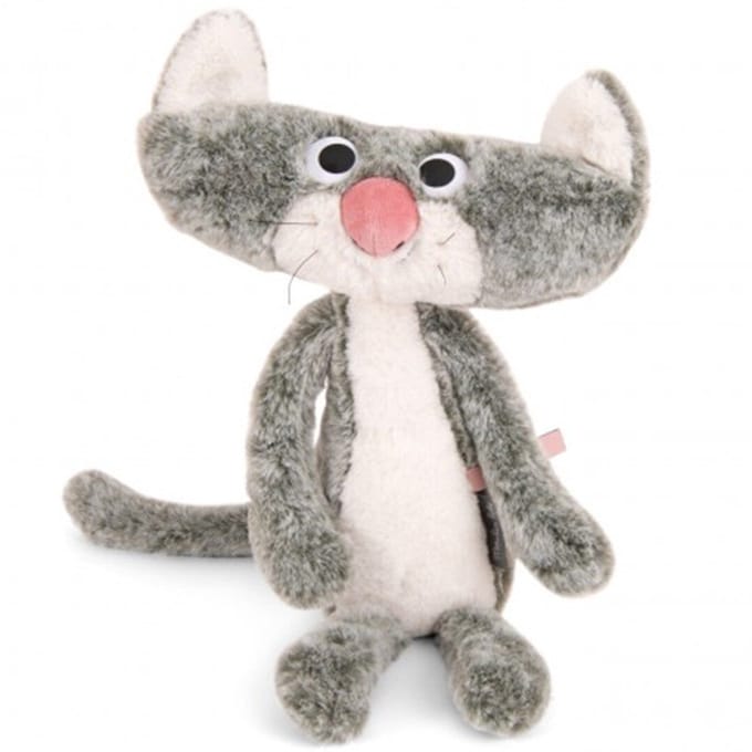 Moulin roty plattekat knuffel - 36 cm