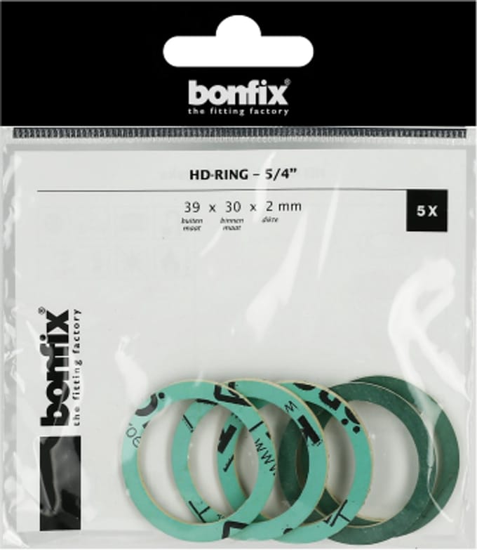 Bonfix HD-ring 5/4″ (39 x 30 x 2mm) 5st
