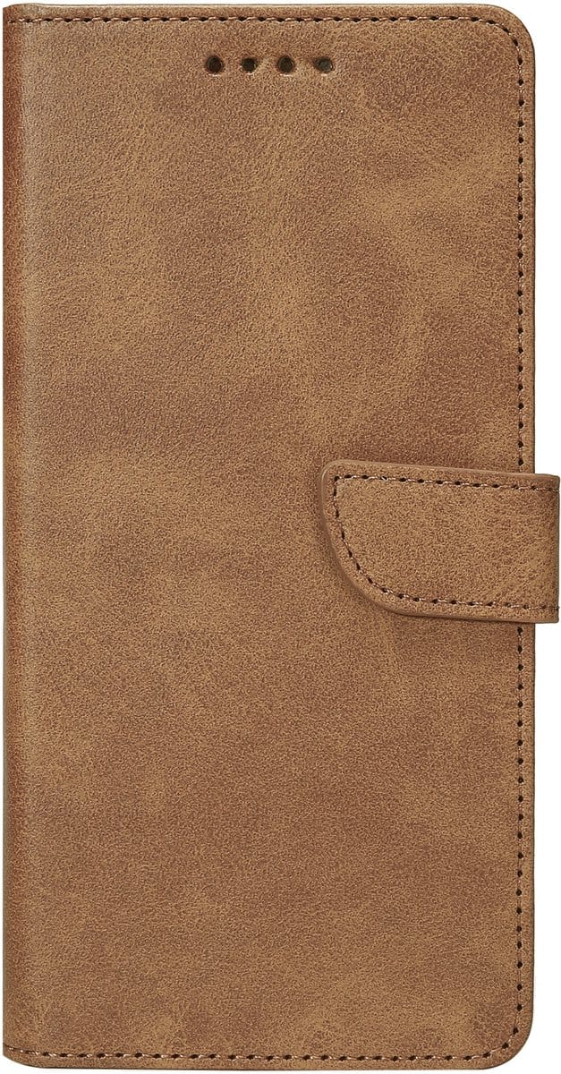 Rixus Bookcase For Samsung Galaxy S21 Light Brown