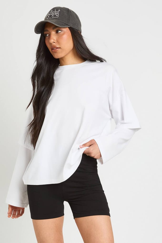 boohoo Dames Tall Basic Fietsbroek Kort | Zwart | Maat: 42