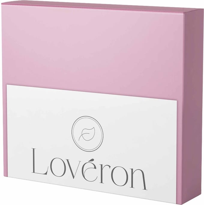 Lovéron kussensloop - Flanel - 2 stuks - 60x70 cm - Roze