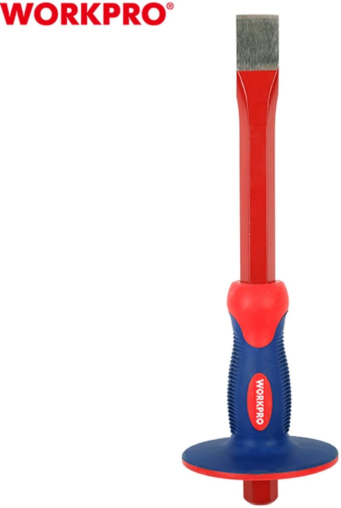 WORKPRO WP242002 Platte Koudbeitel sloopbeitel 305 mm – CR-V Staal met Ergonomische Handgreep – Professioneel