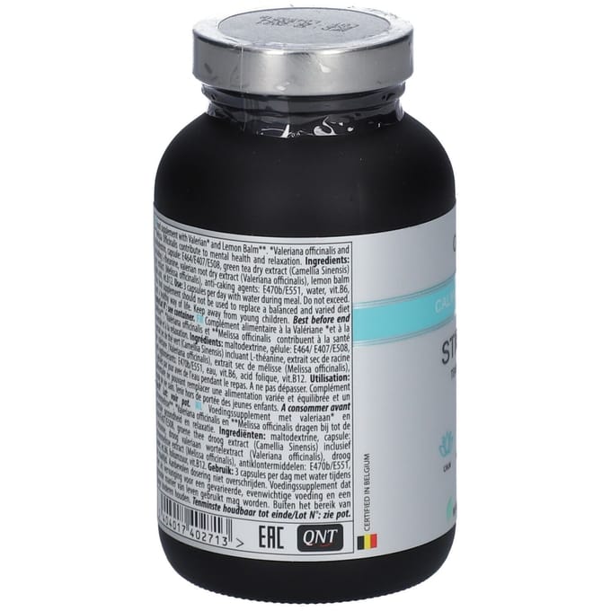 Voedingssupplement 90 vegan capsules QNT Stress Calm & Relax