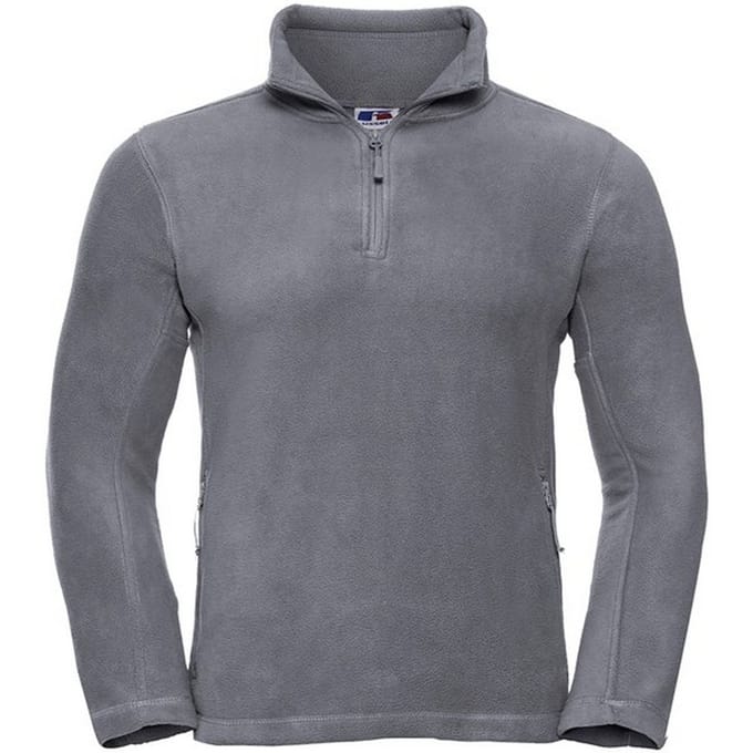 Russell Heren Quarter Zip Fleece Top (Konvooi Grijs)