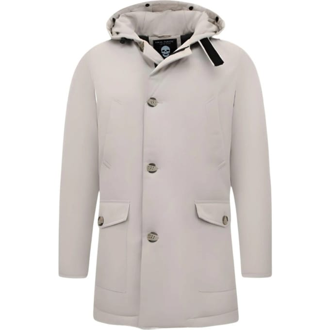 Gewatteerde Parka met Capuchon - 7101WT - Beige