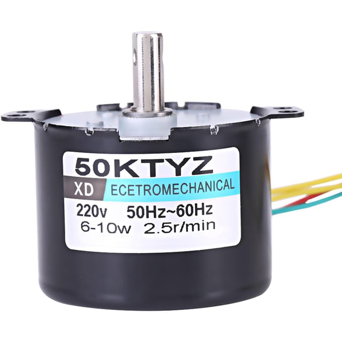 AC220V 10W 0.5A Permanente Magneet Synchrone Motor CWCCW 20rmin
