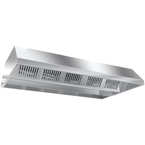 GGM Gastro Deckenhaube - 3400mm - mit Filter & Lampe Zilver