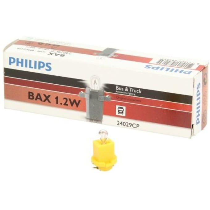 P27/7w lamp PHILIPS W1,2W 24V, 1,2W
