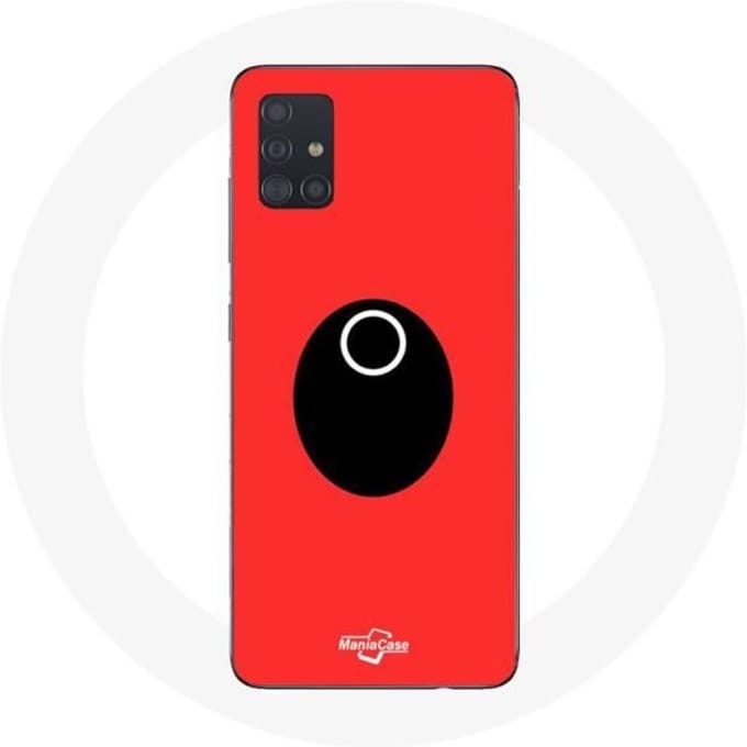 Samsung Galaxy A51 hoesje Squid Game masker soldaat cirkel