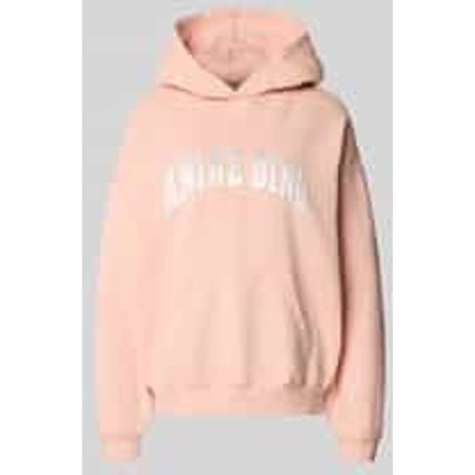 oversized hoodie met logodetail