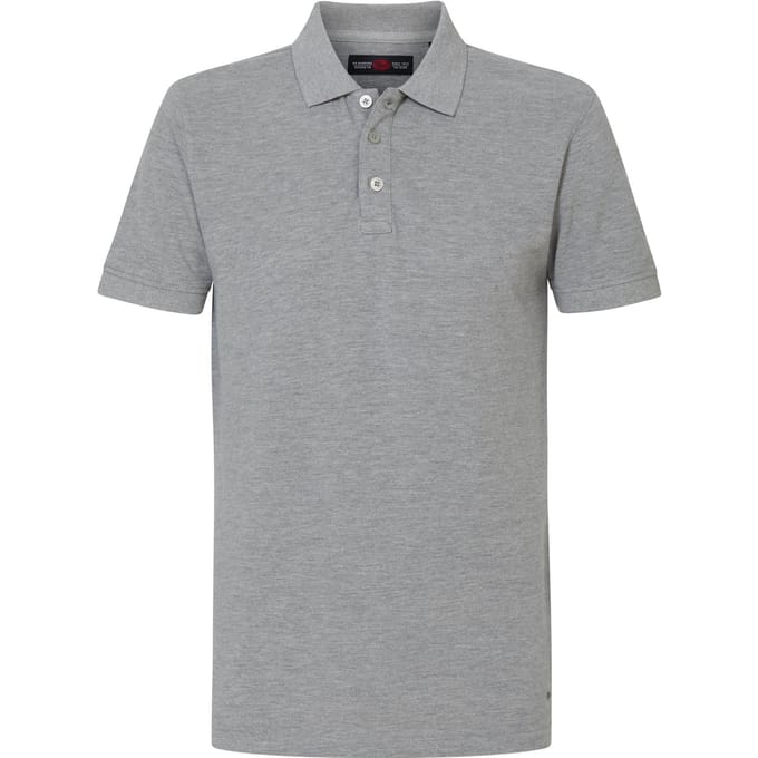 Petrol Industries - Heren Essential Polo - Grijs - Maat S
