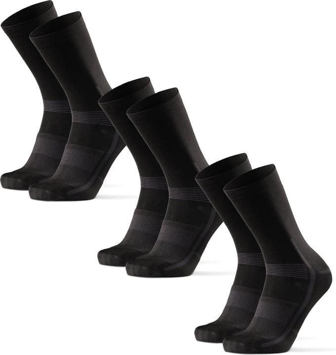 DANISH ENDURANCE Performance Crew Fietssokken - Gevoerd Ademend & Sneldrogend - Unisex - 3 paar - Maat 43-47