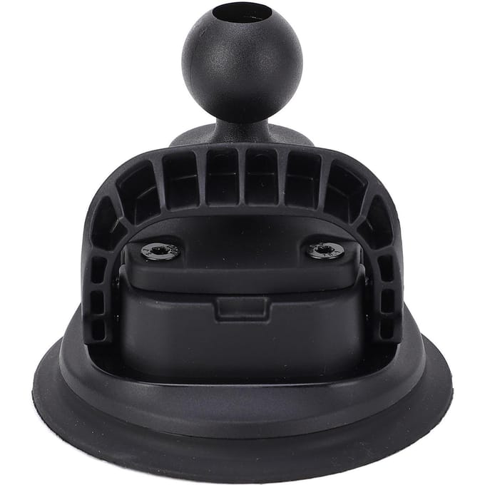 Auto Zuignap Basis met 1 Inch Bal One Touch Snelvergrendeling Sterke Kleefkracht Dashboard Voorruit black