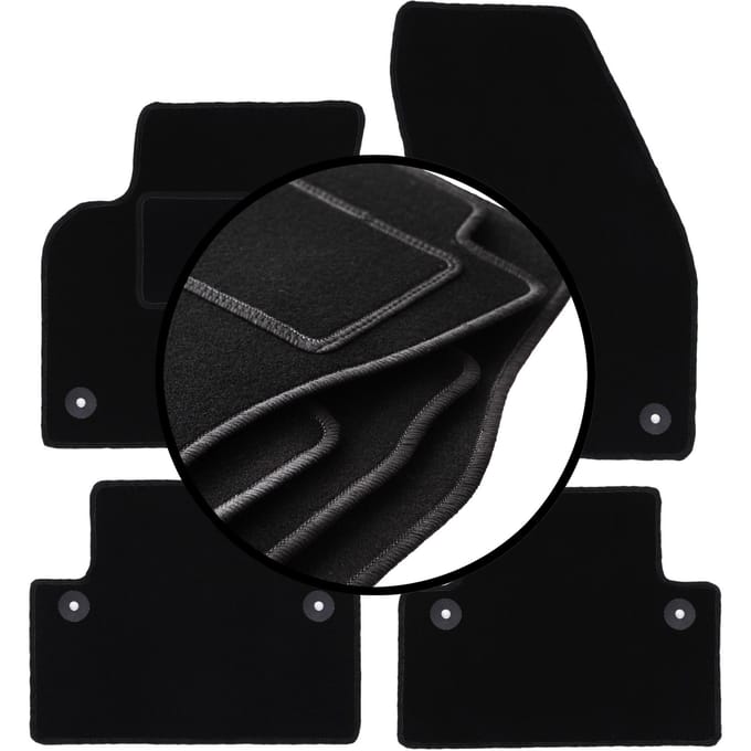 Complete set veloursmatten voor: Volvo V50 stationwagen (2004-2012)