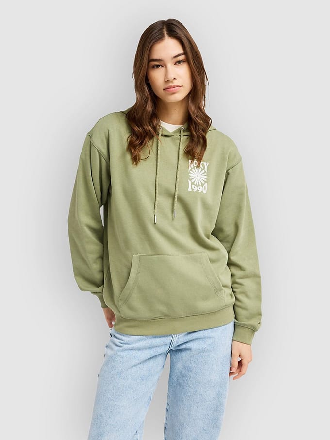 Roxy Surf Stoked Terry Vint Hoodie groen