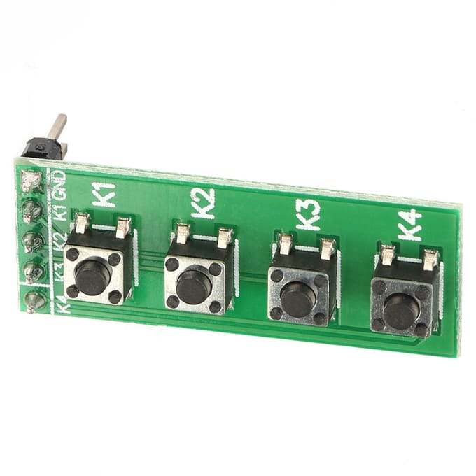Universele 4-knops drukknopschakelaar module toetsenbord