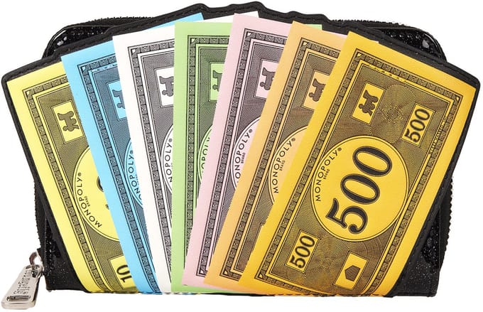 Hasbro Loungefly Wallet Monopoly Money