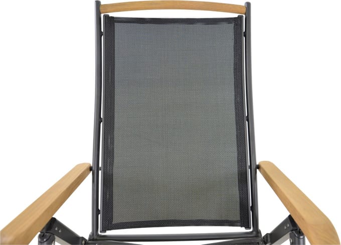 Standenstoel Monza - zwart (Set van 2)