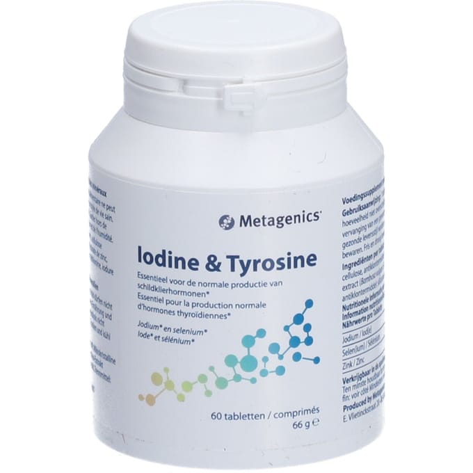 Metagenics Iodine & tyrosine - 60 tabletten - Aminozurenpreparaat