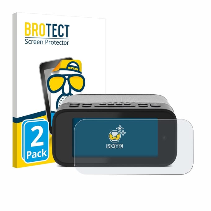 BROTECT - Screenprotector voor TechniSat Digitradio 52 BT - Folie Beschermfolie matte 2 Stuks