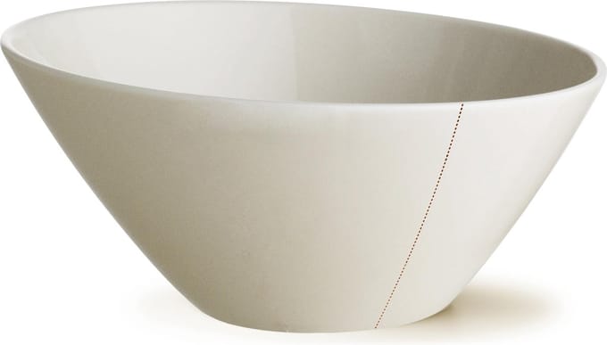 Ann Black Tilt - Ontbijtkom - Extra - Groot - Schuin - 26 cm - Zacht Roze