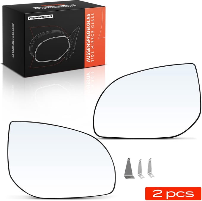 Frankberg 2x Buitenspiegelglas Voor Links Rechts voor Hyundai