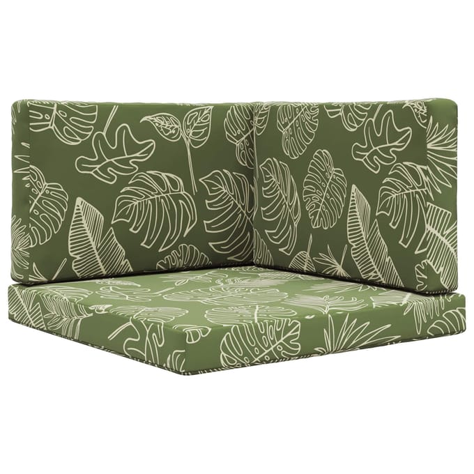 vidaXL - Buitenbankkussen - Polyester - Blad - Design - 80 - x - 80 - cm - Blad - Design
