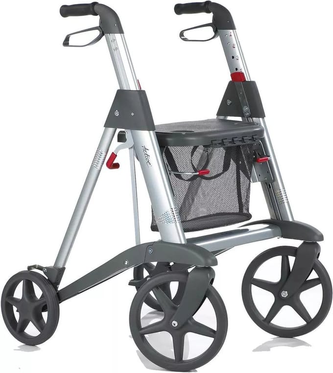 EasyLivingProducts - Active Rollator - Lichtgewicht en opvouwbaar - Voor binnen en buiten