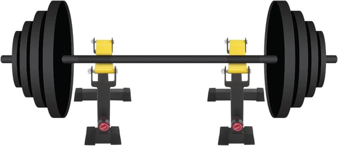 Deadlift Jack - Dumbbell Stand - Krachttraining Thuis - In Hoogte Verstelbaar - 36 x 49 x 20 cm