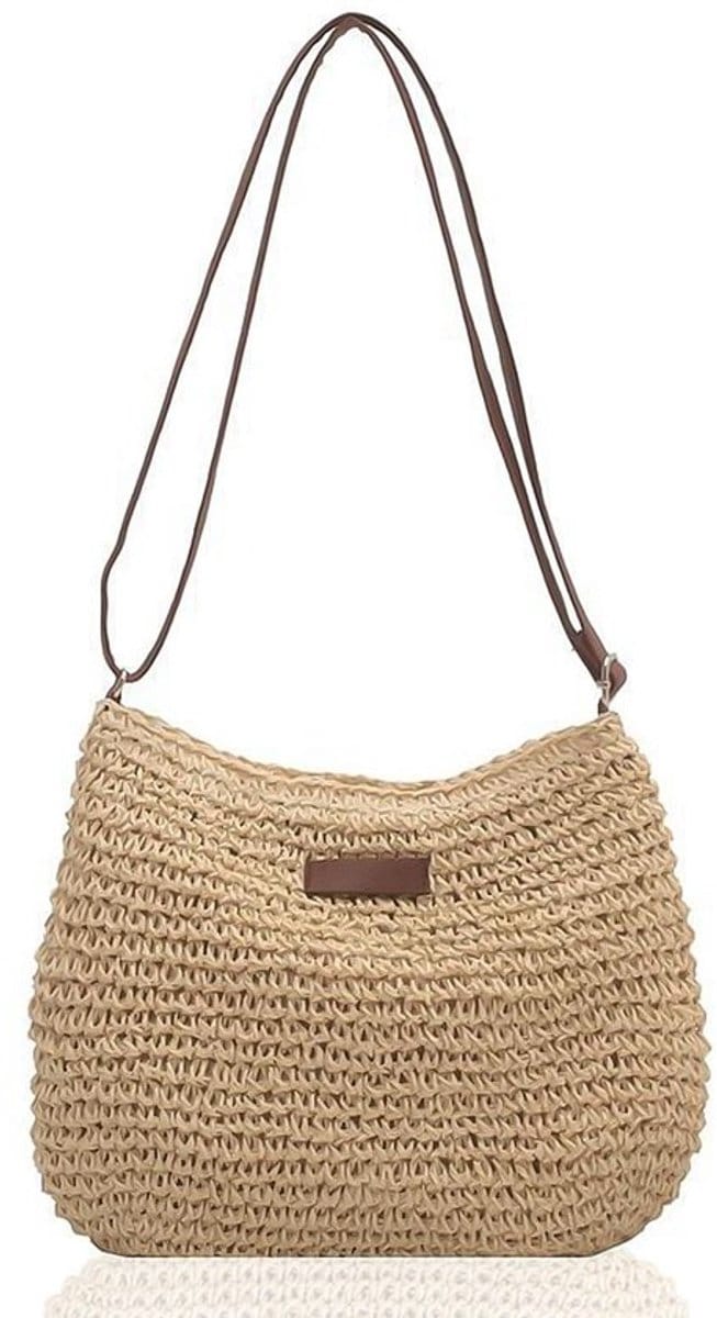 Onf3 - Schoudertas Dames - Strandtas - Modieus en Veilig - Beige