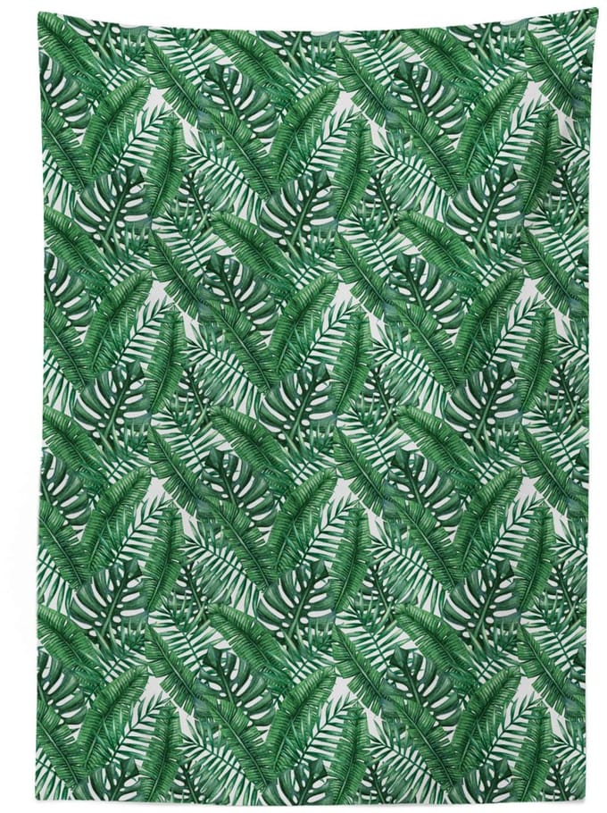 ABAKUHAUS Palmblad Tafelkleed – Aquarel Jungle – 140x170 cm