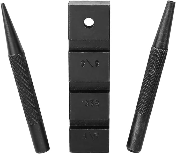Kettingzaag Ketting Reparatie Set Pons & Beugel voor Diverse Steekmaten