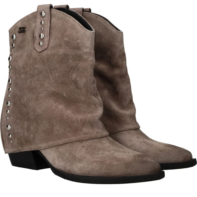 Lazamani - Yara Dames Sleeve Boots Suede Fango - Maat 37