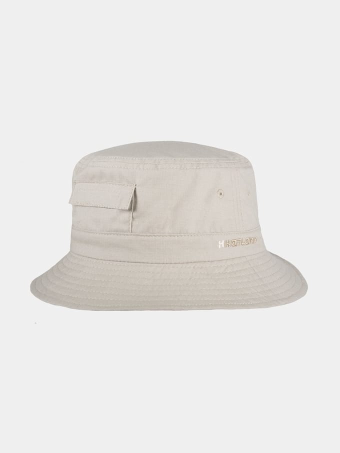Eloy Utility - bucket hoed met ribstop patroon - Beige