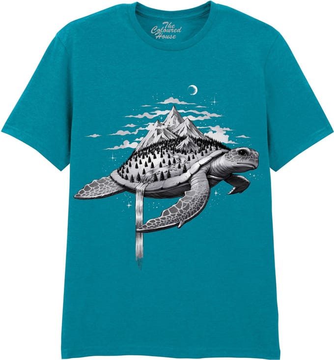 Schildpad Adventure Turtle The Coloured House T-shirt M