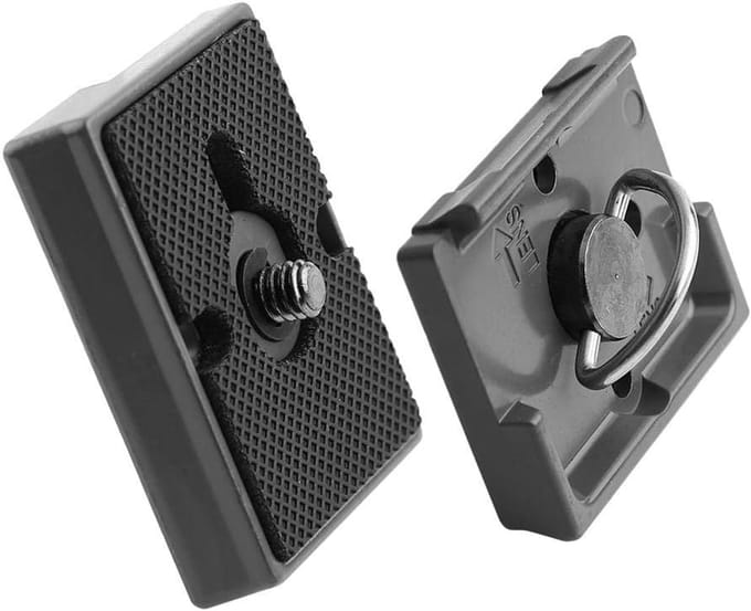 Camera Snelkoppeling Plaat - Statief Montage - Camera Beveiligen - Metalen Legering - 5.1 x 4.1 cm - Standaard