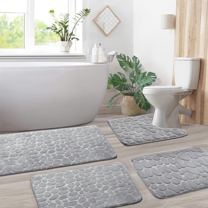 Badkamertapijt Set - Luxe en Comfort voor Elke Badkamer