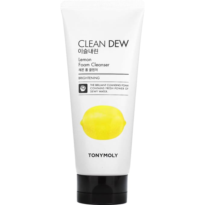 TonyMoly, Clean Dew, Citroen Schuimreiniger, 180ml white