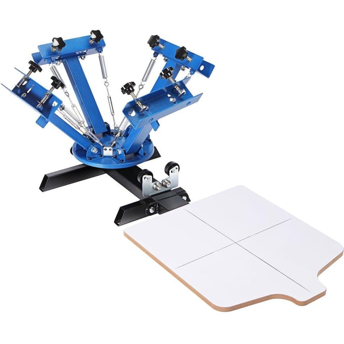 Machine à imprimer par sérigraphie 4 couleurs 1 station