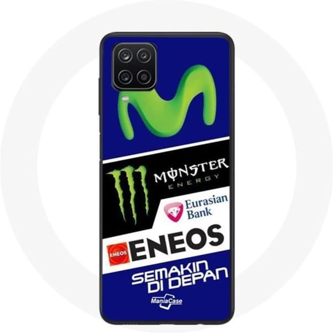 Coque Samsung Galaxy A12 Monster Energy Yamaha Eneos